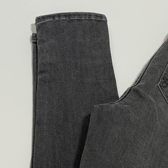 Old Navy Women's Jeans Rockstar Skinny Mid-Rise Slim Fit Gray Dark Wash Size 4R - Picture 4 of 8